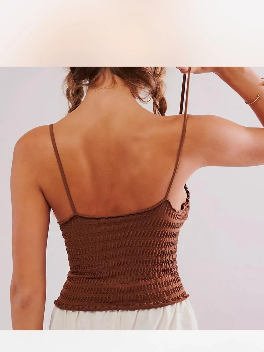 Free People PUCKER UP Spaghetti Strap Cami